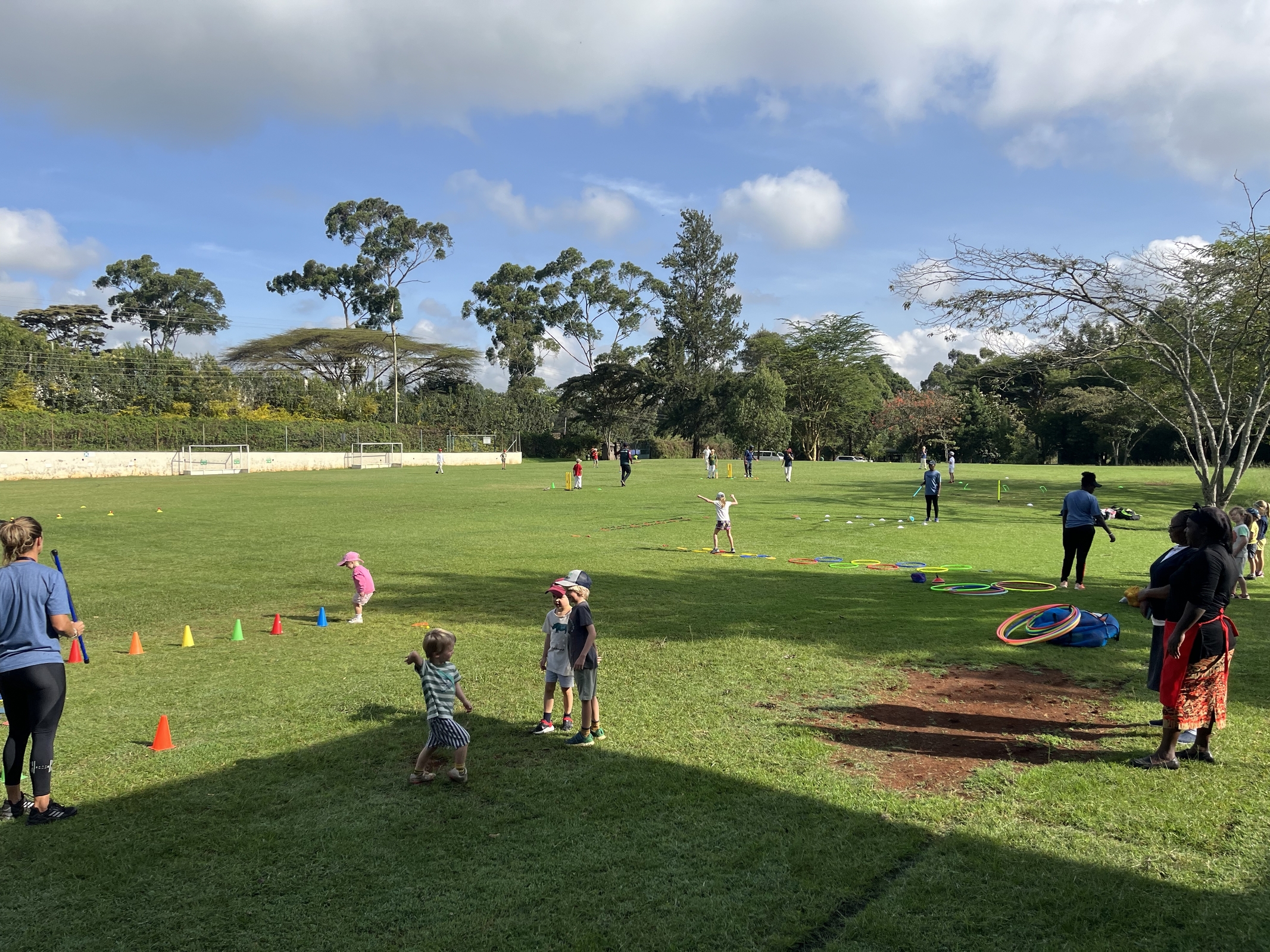 Inspiring young athletes in Karen, Kenya